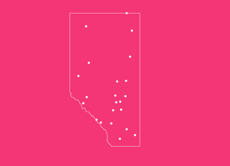 alberta blank printable map